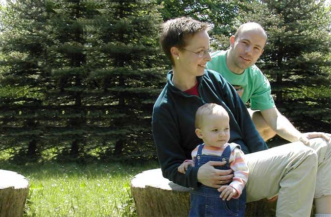 Foto der Familie Backfried © Gerda Ruppi-Lang 2002